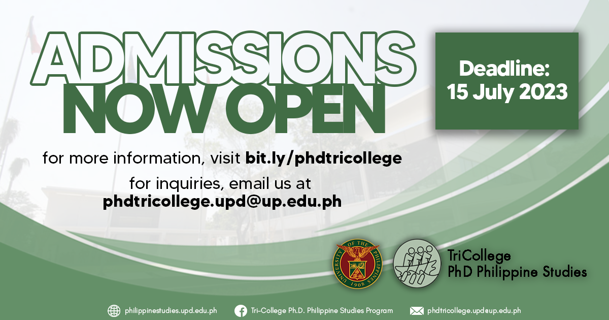 1st Semester, AY 20232024 ADMISSIONS NOW OPEN!